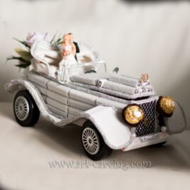 Ретро-кабриолет из конфет: Свадебный и Брутал (см.варианты)