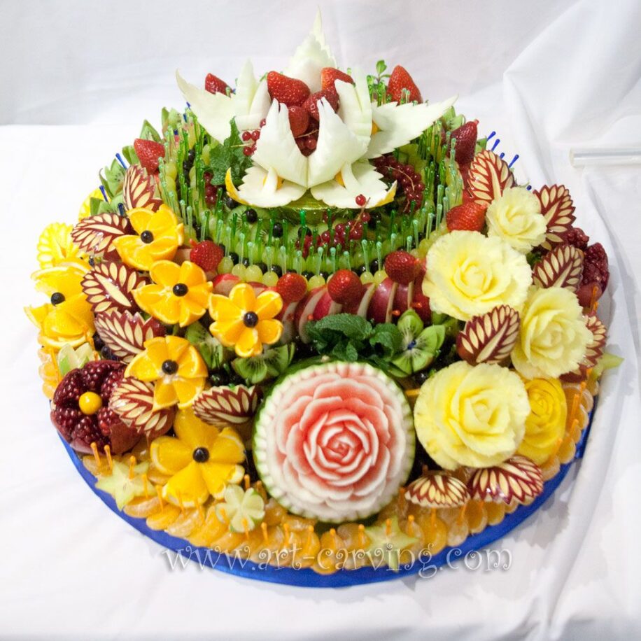 Art-carving.com Свадебная композиция "Лебеди"