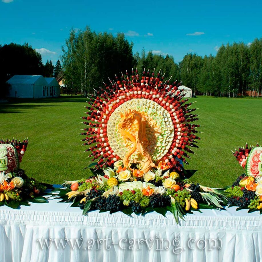 Art-carving.com Свадебная композиция "Лебеди"