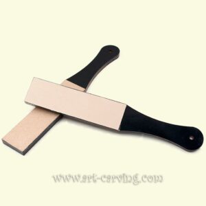 Доска с кожей для правки и полировки режущей кромки ножа